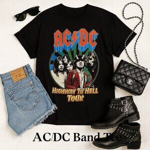 Urban Outfitters AC/DC Highway to Hell Tour Graphic Band Tee Medium